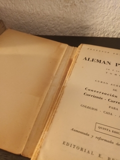 Alemán práctico (usado, tapa despegada, escrito con lapiz) - Franz Griese - comprar online