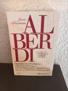 Sistema económico y rentístico... (usado) - Juan Bautista Alberdi