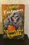 Terror en navidad (usado, detalle en la primer hoja) - R. L. Stine