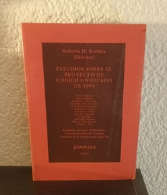 Estudios sobre el proyecto de Codigo Unificado de 1998 (usado) - Roberto H. Brebbia