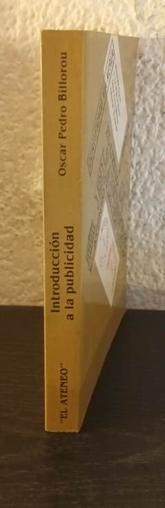 Introduccion a la publicidad (usado)- Oscar Pedro Billorou - comprar online