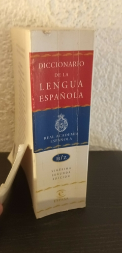 Diccionario de la lengua española tomo 2 (usado, contratapa dañada) - Real Academia Española - comprar online