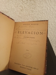 Elevación (usado, canto con detalle) - Amado Nervo - comprar online