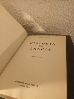 Historia de Grecia tomo 4 (usado) - Ernest Curtis - comprar online