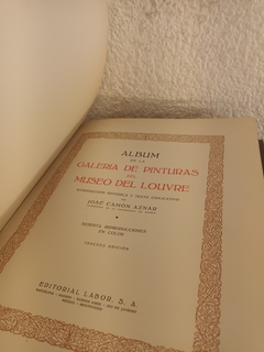 Museos del Louvre (usado, detalles en canto y contratapa) - Galerias De Europa - Charlemosdelibros