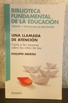 Una llamada de atención (usado) - Philippe Meirieu