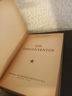 Los descontentos (usado) - John Steinbeck - comprar online