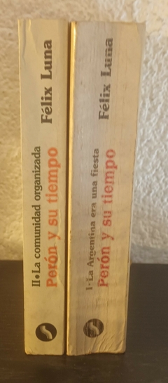 Perón y su tiempo 1 y 2 (usado) - Felix Luna - comprar online