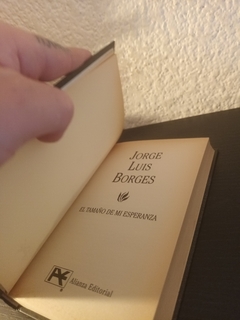 El tamaño de mi esperanza (usado) - Jorge Luis Borges (19) - comprar online