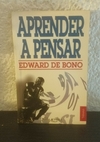 Aprender a pensar (usado) - Edwar de Bono