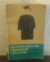 Diccionario de términos legales esp ingl e ingl esp (usado, detalle en canto y escritos en lapiz) - Robb