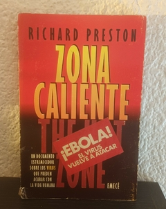 Zona caliente Ebola (usado, detalle en canto y tapa despegada) - Richard Preston