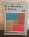Los elementos químicos (usado) - Leticia Halperin Donghi (87)