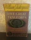 Five great tragedies (usado, detalle en canto) - William Shakespeare