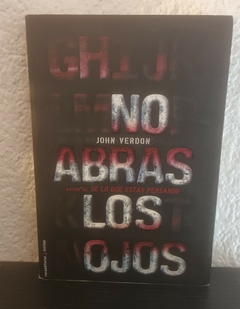 No abras los ojos (usado) - John Verdon