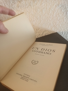 Un dios cotidiano (usado, detalle en canto) - David Viñas - Charlemosdelibros