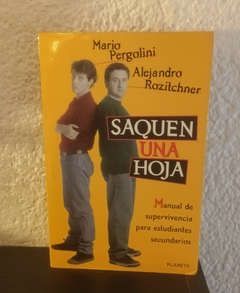 Saquen una hoja (usado) - Mario Pergolini