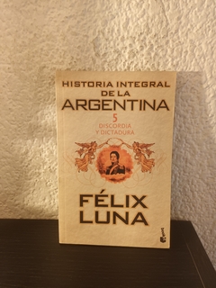 Historia integral de la Argentina 5 (usado) - Félix Luna