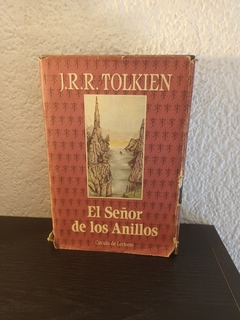 El señor de los anillos (usado, covertor con detalles) - J. R. R. Tolkien (los 3 libros)