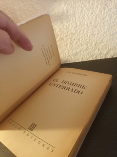 El hombre enterrado (usado, tapa forrada con contac) - Ross MacDonald en internet