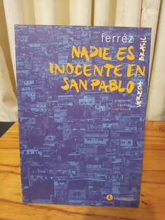 Nadie Es Inocente En San Pablo (usado) - Ferréz