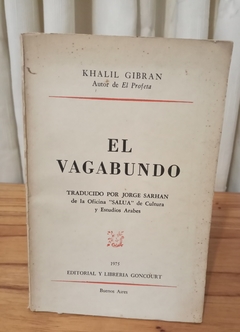 El vagabundo (usado) - Khalil Gibran