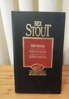 Tres testigos y otros (usado) - Rex Stout