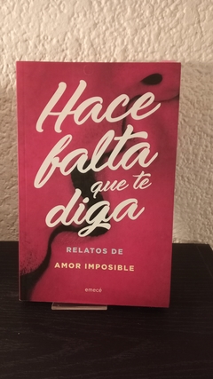 Hace falta que te diga (usado) - Antología