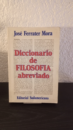 Diccionario de Filosofia abreviado (usado) - José Ferrater Mora