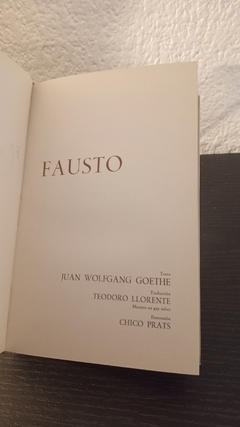 Fausto (usado) - Goethe - comprar online