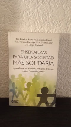 Enseñanzas para una sociedad más solidaria (usado) - Varios