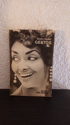 Gestos (usado, sobrecubierta con detalles) - Severo Sarduy