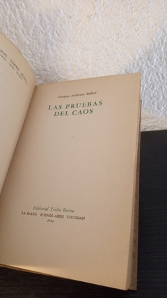 Las pruebas del caos (usado) - Enrique Anderson Imbert - comprar online