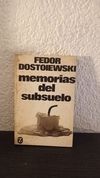 Memorias del subsuelo (usado) - Fedor Dostiewski