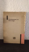 Conversaciones con Ernst Jünger (usado, detalle en tapa) - Julien Hervier