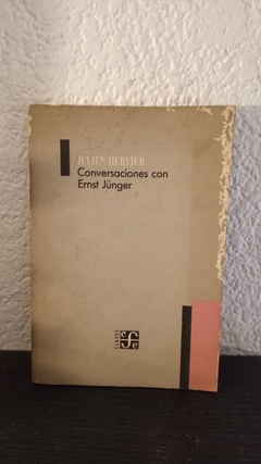 Conversaciones con Ernst Jünger (usado, detalle en tapa) - Julien Hervier