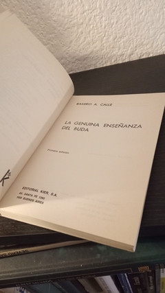 La genuina enseñanza del buda (usado) - Ramiro A. Calle - comprar online