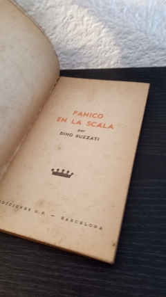 Pánico en la scala (usado) - Dino Buzzati - comprar online