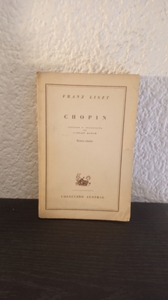 Chopin (usado, detalles en tapa) - Franz Liszt