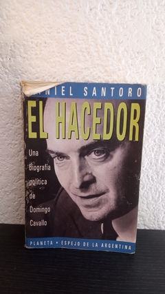 El hacedor (usado, detalle en tapa) - Daniel Santoro