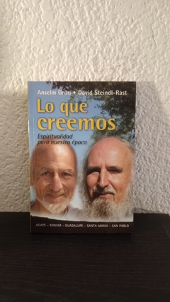 Lo que creemos (usado, dedicatoria) - Anselm Grün