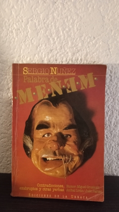 Palabra de menem (usado) - Sergio Nuñez