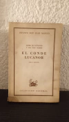 El conde Lucanor (usado, detalle en tapa, hojas manchadas, totalmente legible.) - Infante Don Juan Manuel