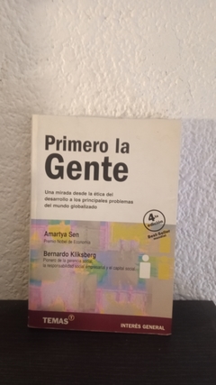 Primero la gente (usado, nombre anterior dueño) - Amartya Sen