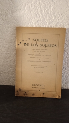 Solfeo de los Solfeos 4 A (usado, manchas en tapa solamente) - Lemoine - Carulli