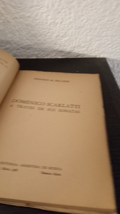 Scarlatti a traves de sus sonatas (usado) - Honorio M. Siccardi en internet