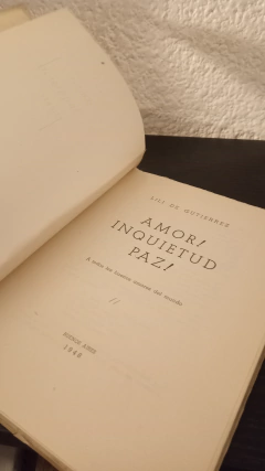 Amor inquietud paz (usado) - Lili de Guitierrez en internet