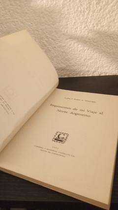 Impresiones de mi viaje al norte Argentino (usado) - Evelina P. P. de Chiavariglio en internet