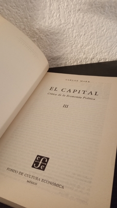 El Capital (solo tomo 3) (usado) - Carlos Marx en internet