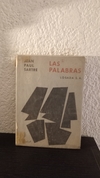 Las palabras (usado, dos hojas rayadas con birome) - Jean Paul Sartre